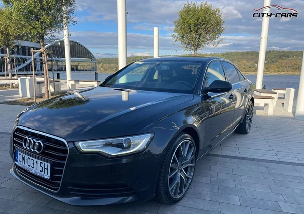 Audi A6 cena 77600 przebieg: 215000, rok produkcji 2014 z Sejny małe 529